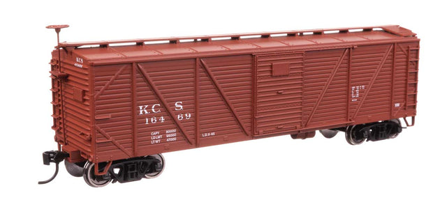 40' ARA Single Sheathed Boxcar - Ready to Run -- Kansas City Southern #16469-1