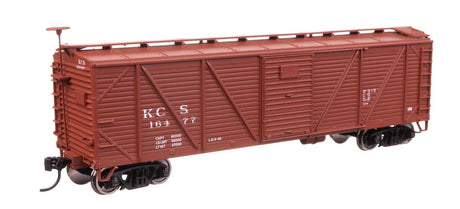 40' ARA Single Sheathed Boxcar - Ready to Run -- Kansas City Southern #16477-1
