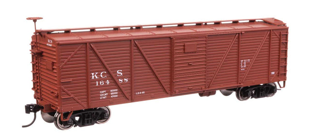 40' ARA Single Sheathed Boxcar - Ready to Run -- Kansas City Southern #16488-1