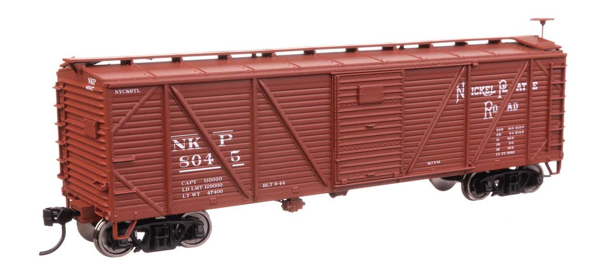 40' ARA Single Sheathed Boxcar - Ready to Run -- Nickle Plate Road #8045-2