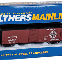 40' Rebuilt Steel Boxcar - Ready To Run -- Detroit, Toledo & Ironton #11542 (Boxcar Red, black; Compass Logo)