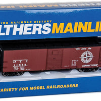 40' Rebuilt Steel Boxcar - Ready To Run -- Detroit, Toledo & Ironton #11545 (Boxcar Red, black; Compass Logo)