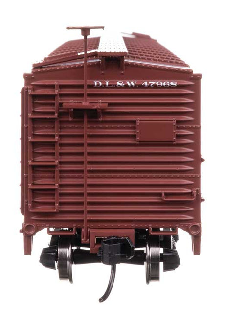 40' Steel Boxcar with Murphy Ends - Ready to Run -- Delaware, Lackawanna & Western #47707-3