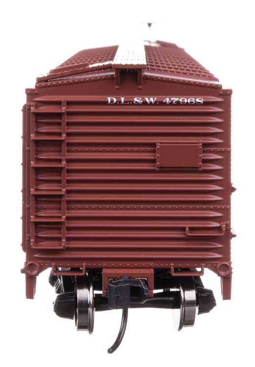 40' Steel Boxcar with Murphy Ends - Ready to Run -- Delaware, Lackawanna & Western #47707-4