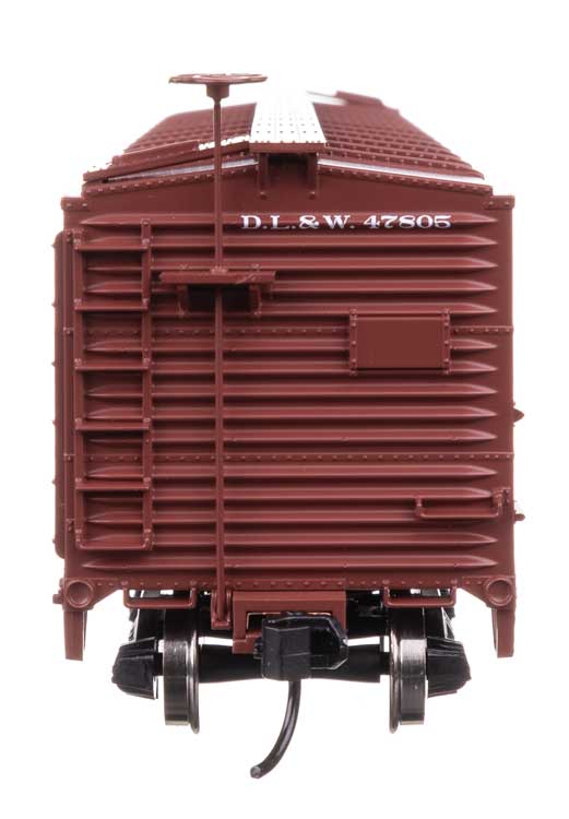 40' Steel Boxcar with Murphy Ends - Ready to Run -- Delaware, Lackawanna & Western #47968-3