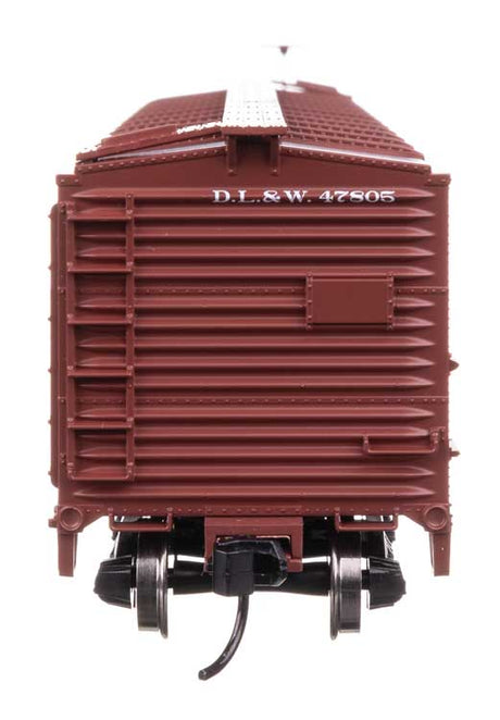 40' Steel Boxcar with Murphy Ends - Ready to Run -- Delaware, Lackawanna & Western #47968-4