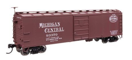 40' Steel Boxcar with Murphy Ends - Ready to Run -- New York Central/Michigan Central #93370-1