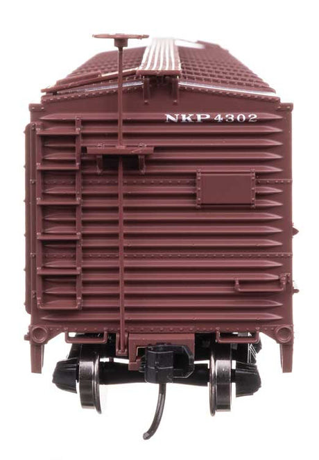 40' Steel Boxcar with Murphy Ends - Ready to Run -- Nickel Plate Road #4302-3