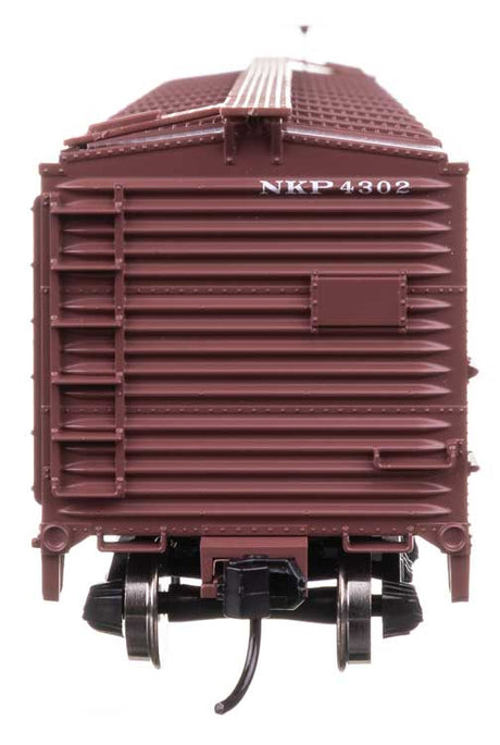 40' Steel Boxcar with Murphy Ends - Ready to Run -- Nickel Plate Road #4302-4