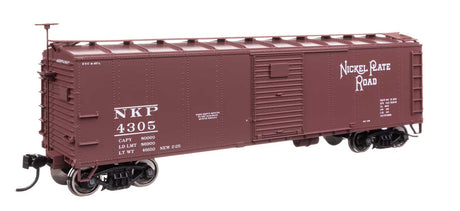 40' Steel Boxcar with Murphy Ends - Ready to Run -- Nickel Plate Road #4305-1
