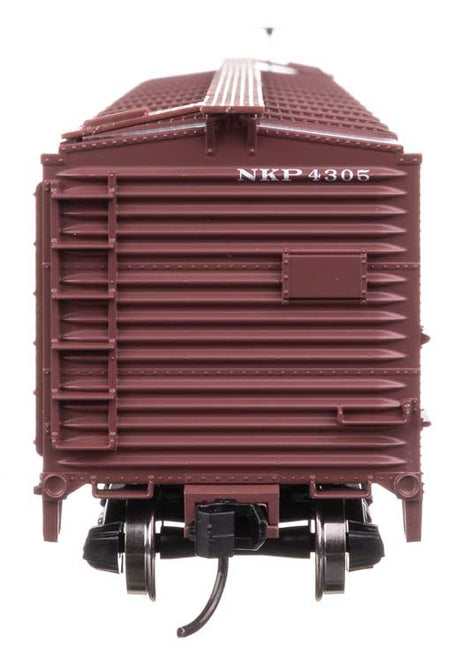 40' Steel Boxcar with Murphy Ends - Ready to Run -- Nickel Plate Road #4305-4