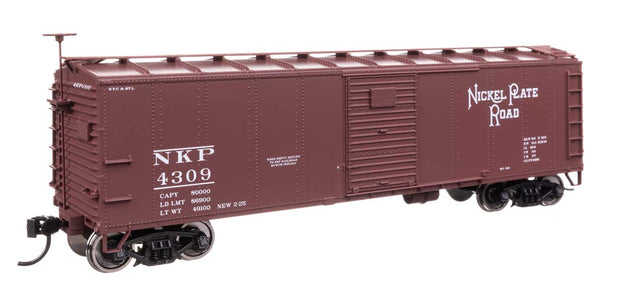 40' Steel Boxcar with Murphy Ends - Ready to Run -- Nickel Plate Road #4309-1