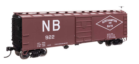 40' Steel Boxcar with Murphy Ends - Ready to Run -- Northampton & Bath #922-2