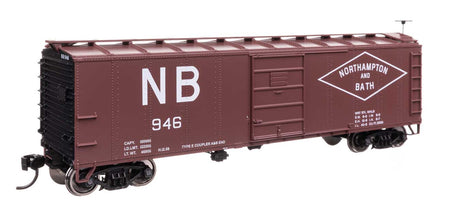 40' Steel Boxcar with Murphy Ends - Ready to Run -- Northampton & Bath #946-2