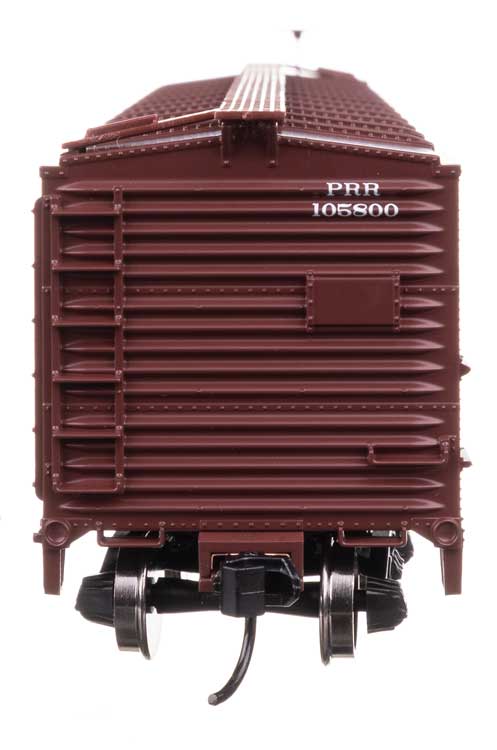 40' Steel Boxcar with Murphy Ends - Ready to Run -- Pennsylvania Railroad #105800-4