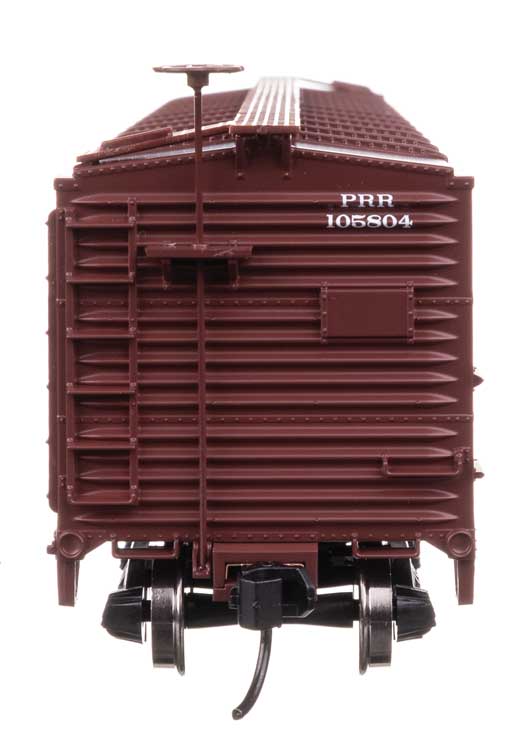 40' Steel Boxcar with Murphy Ends - Ready to Run -- Pennsylvania Railroad #105804-3