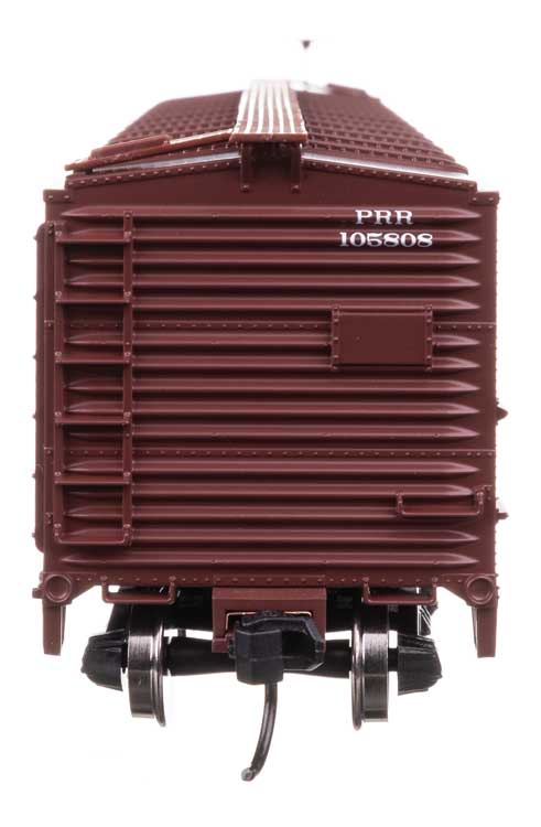 40' Steel Boxcar with Murphy Ends - Ready to Run -- Pennsylvania Railroad #105808-4