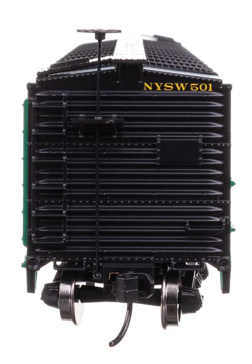 40' Steel Boxcar with Murphy Ends - Ready to Run -- New York, Susquehanna & Western #501-3