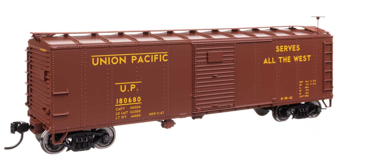 40' Steel Boxcar with Murphy Ends - Ready to Run -- Union Pacific(TM) #180680-2