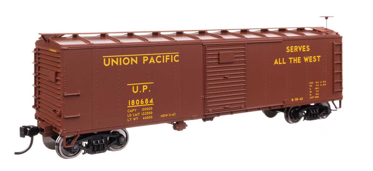 40' Steel Boxcar with Murphy Ends - Ready to Run -- Union Pacific(TM) #180684-2