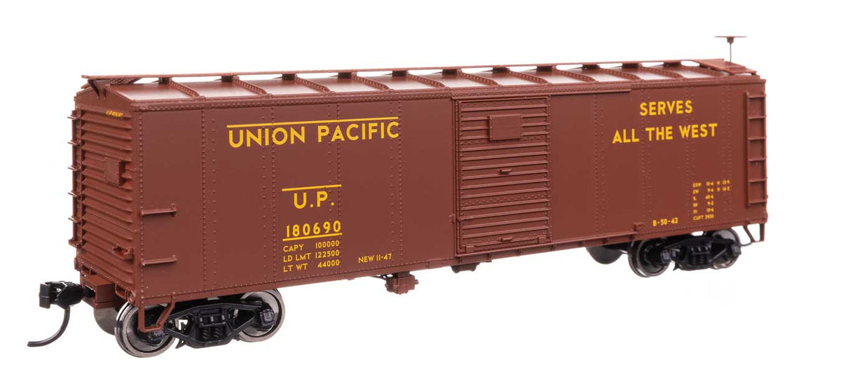 40' Steel Boxcar with Murphy Ends - Ready to Run -- Union Pacific(TM) #180690-2