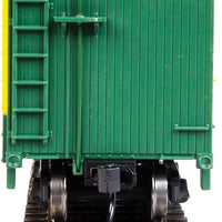 40' Early Reefer - Ready To Run -- North Western Refrigerator Line #15129 (yellow, green, Boxcar Red; CNW Logo)