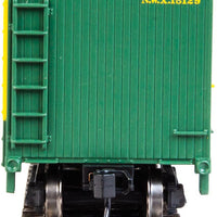 40' Early Reefer - Ready To Run -- North Western Refrigerator Line #15129 (yellow, green, Boxcar Red; CNW Logo)