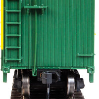40' Early Reefer - Ready To Run -- North Western Refrigerator Line #15130 (yellow, green, Boxcar Red; CNW Logo)