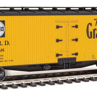 40' Early Reefer - Ready To Run -- Santa Fe SFRD #25968 (orange, black; "Grand Canyon Line" Slogan)