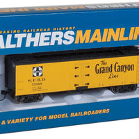 40' Early Reefer - Ready To Run -- Santa Fe SFRD #25968 (orange, black; "Grand Canyon Line" Slogan)