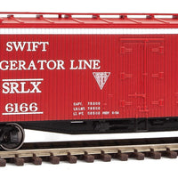 40' Early Reefer - Ready To Run -- Swift Refrigerator Line SRLX #6166 (red, white)