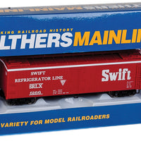 40' Early Reefer - Ready To Run -- Swift Refrigerator Line SRLX #6166 (red, white)