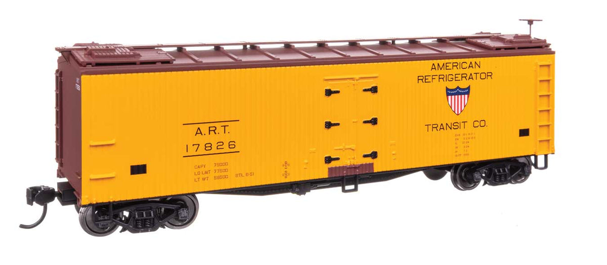 40' Early Reefer - Ready To Run -- American Refrigerator Transit #17826-2