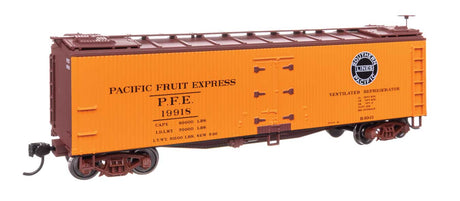 40' Early Reefer - Ready To Run -- Pacific Fruit Express SP/UP #19918-2