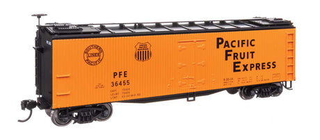40' Early Reefer - Ready To Run -- Pacific Fruit Express SP/UP #36455-1