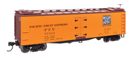 40' Early Reefer - Ready To Run -- Pacific Fruit Express WP #55066-2