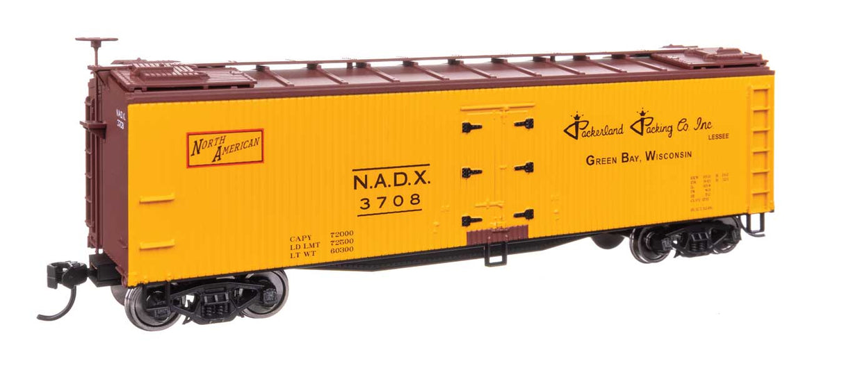 40' Early Reefer - Ready To Run -- Packerland Packing Co. NADX #3708-1