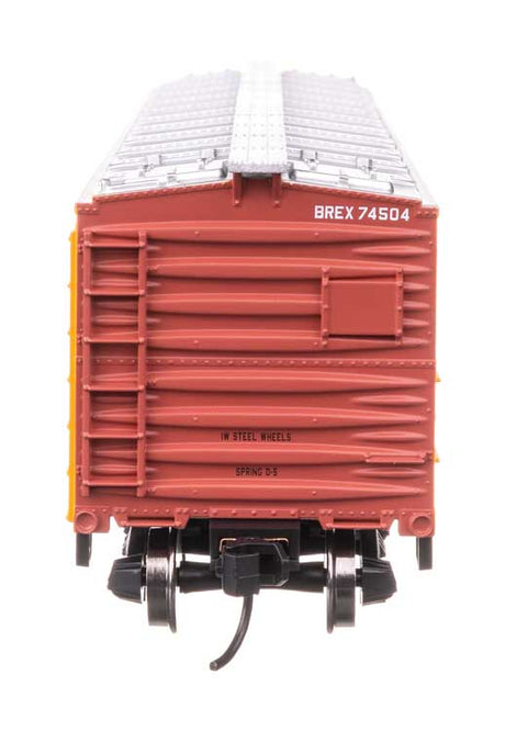 40' Wood Reefer with Steel ends - Ready to Run -- Chicago Burlington & Quincy #74504-4