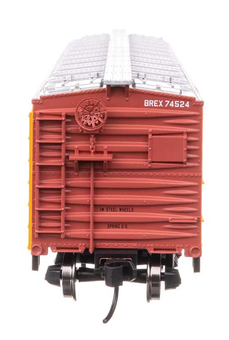 40' Wood Reefer with Steel ends - Ready to Run -- Chicago Burlington & Quincy #74524-3