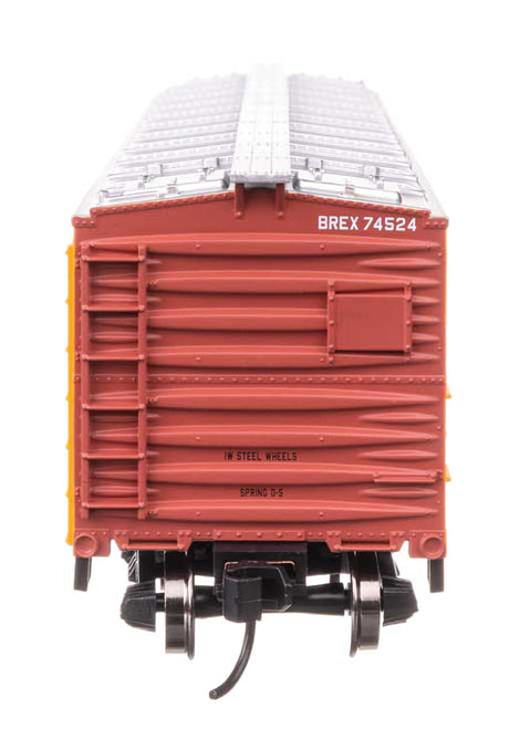 40' Wood Reefer with Steel ends - Ready to Run -- Chicago Burlington & Quincy #74524-4