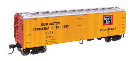 40' Wood Reefer with Steel ends - Ready to Run -- Chicago Burlington & Quincy #74620-1