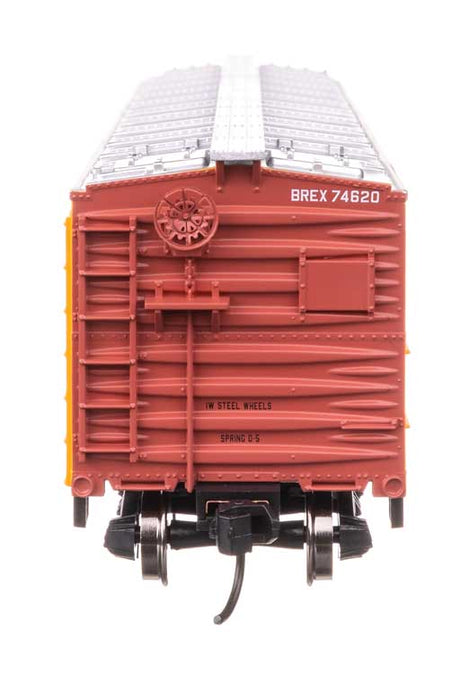 40' Wood Reefer with Steel ends - Ready to Run -- Chicago Burlington & Quincy #74620-3