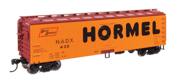 40' Wood Reefer with Steel ends - Ready to Run -- Hormel NADX #430-1