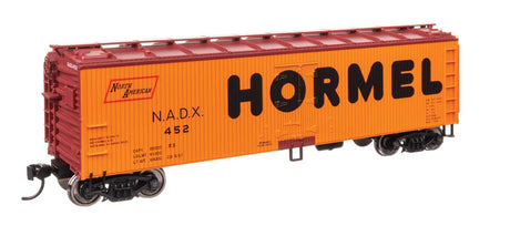 40' Wood Reefer with Steel ends - Ready to Run -- Hormel NADX #452-1