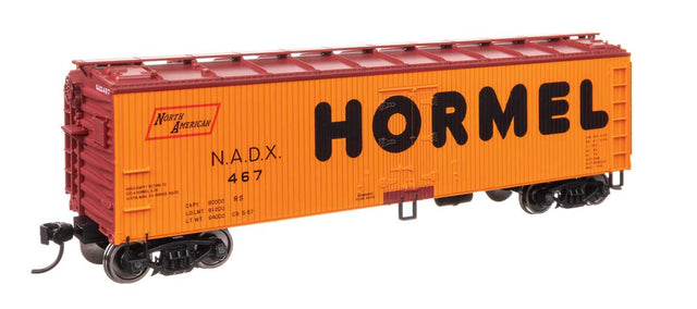 40' Wood Reefer with Steel ends - Ready to Run -- Hormel NADX #467-1