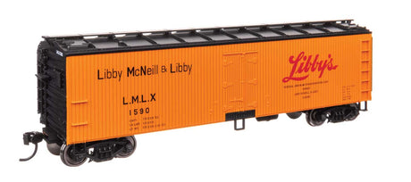 40' Wood Reefer with Steel ends - Ready to Run -- Libby LMLX #1590-1