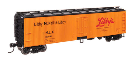 40' Wood Reefer with Steel ends - Ready to Run -- Libby LMLX #1660-1