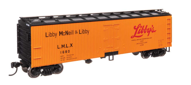 40' Wood Reefer with Steel ends - Ready to Run -- Libby LMLX #1680-1
