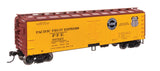 40' Wood Reefer with Steel ends - Ready to Run -- Pacific Fruit Express #66525-1