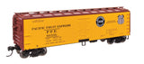 40' Wood Reefer with Steel ends - Ready to Run -- Pacific Fruit Express #66532-1
